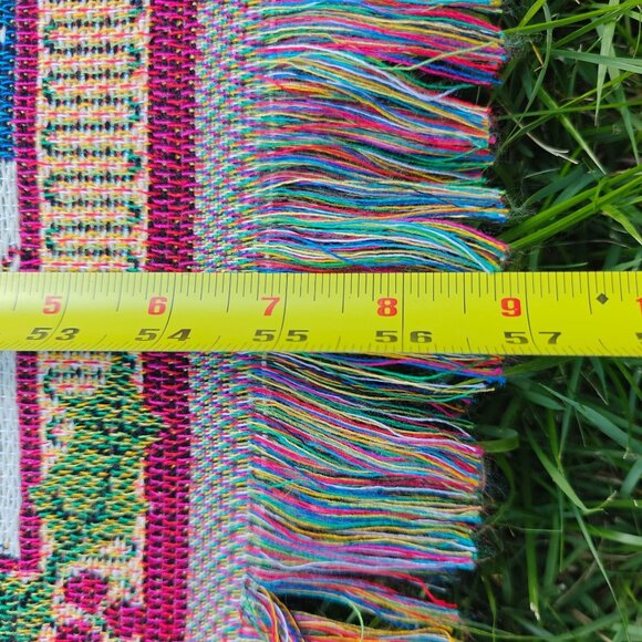 Vintage Tapestry Throw Blanket Christmas Goodwin Weavers Edith Collection 48x56 - Picture 9 of 9